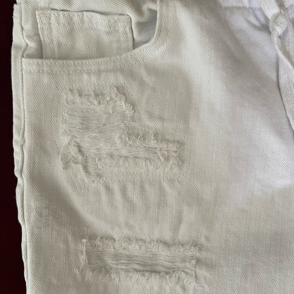 EUC YMI Dream Shorts in White. Size Small. Drawstring & Distressed. - Picture 10 of 16
